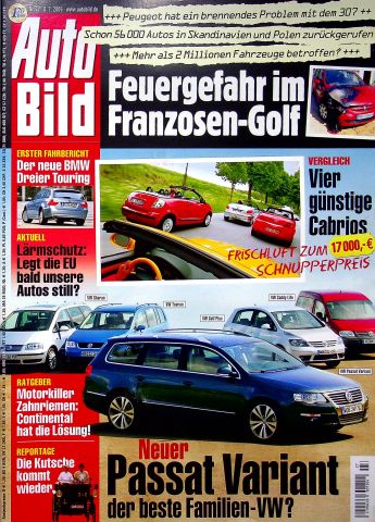 Deckblatt Auto Bild (27/2005)